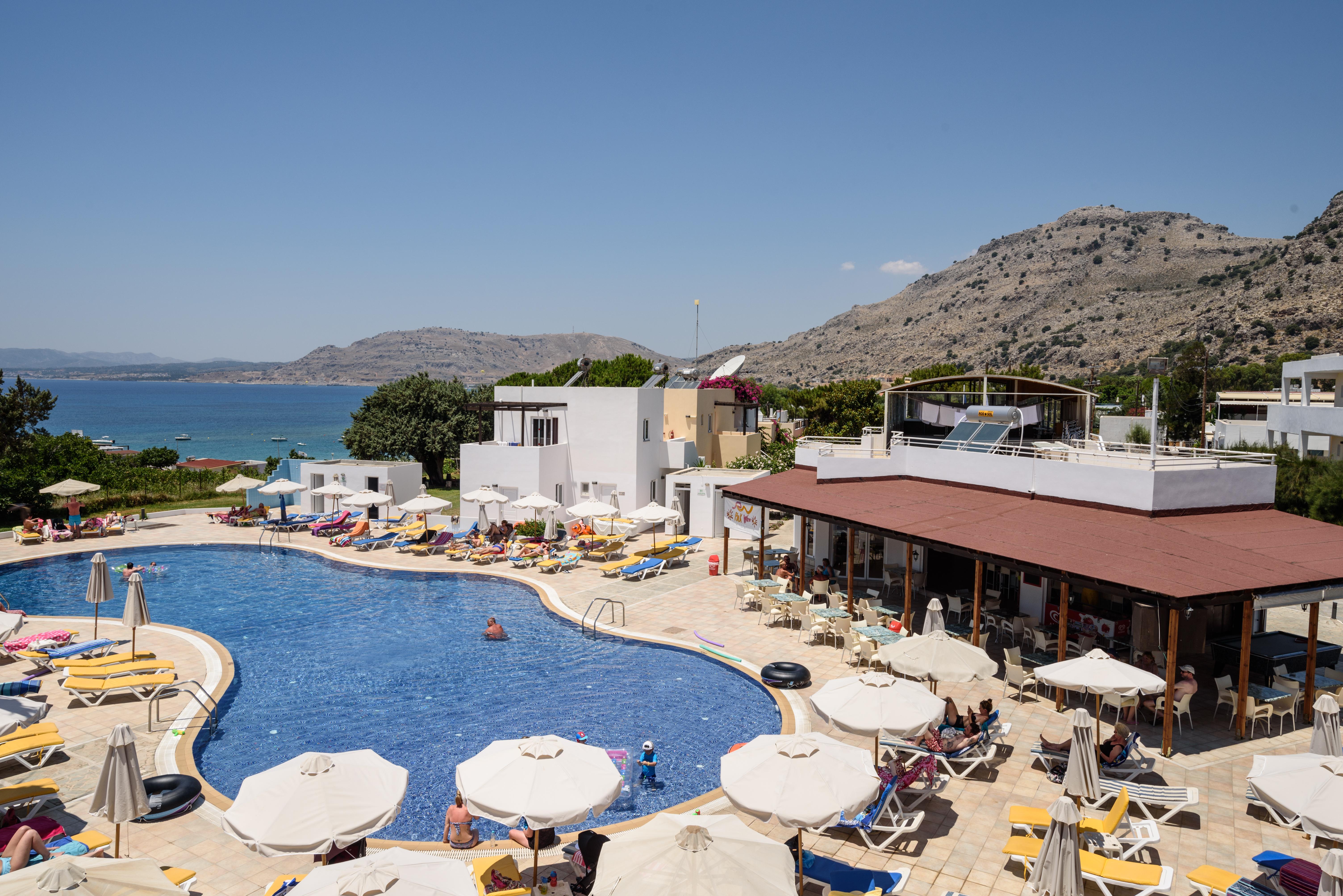 Matina Pefkos Aparthotel Pefki  ภายนอก รูปภาพ